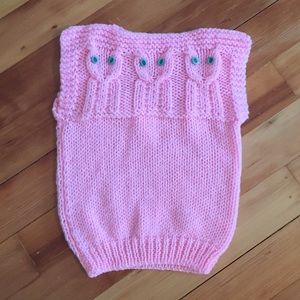 Vintage girls sweater vest